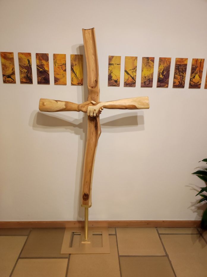 „Handkreuz“ hergestellt im Sommer 2025 für das Europakloster Gut Aich